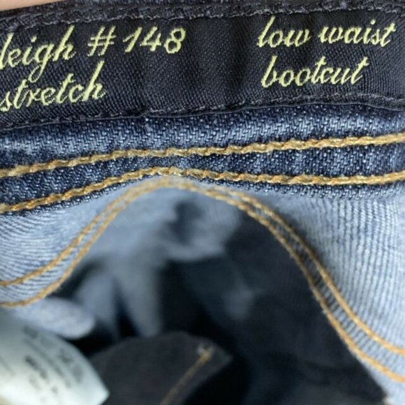 Citizens of humanity Leigh #148 DESTROYED stretch low waist boot cut jeans - Picture 10 of 11